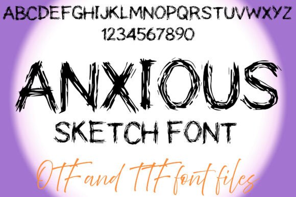 Anxious Font: Unleash Raw Intensity in Your Designs