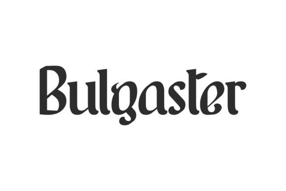 Bulgaster: A Serif Font Where Vintage Charm Meets Modern Edge