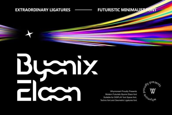Byonix Elaon: A Futuristic Typeface for Modern Design