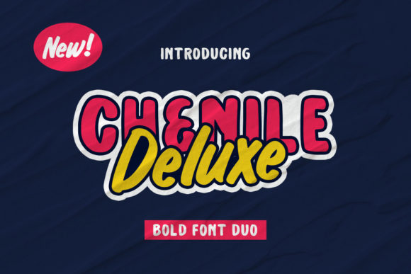 Discover Chenile Deluxe: A Retro Font with Modern Impact