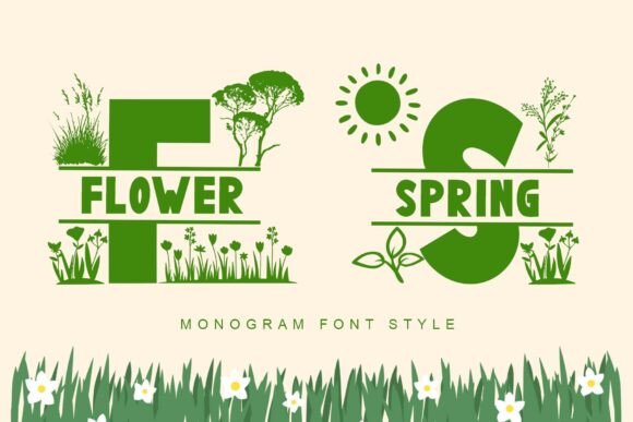 Discovering the Charm of Flower Spring Monogram
