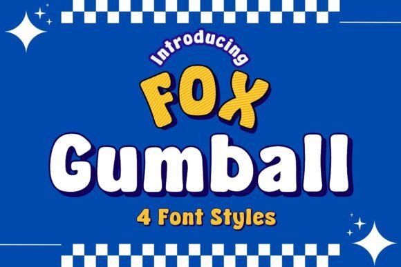Fox Gumball: A Playful Font Family for Creative Projects