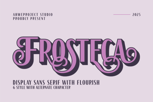 Frosteca: A Display Font Where Structure Meets Artistry