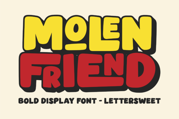 Molen Friend: A Typeface for Joyful and Playful Designs