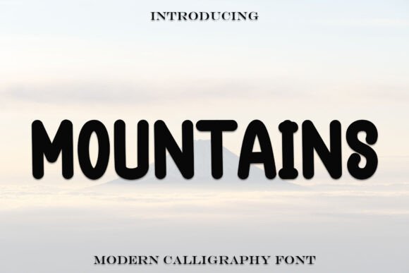 Mountains: A Font That Feels Like an Adventure