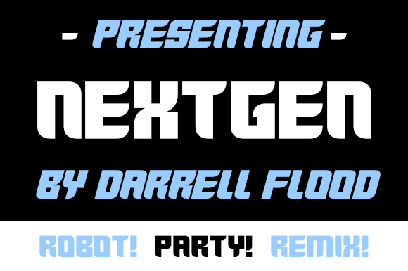 Nextgen: A Typeface for Futuristic and Modern Designs