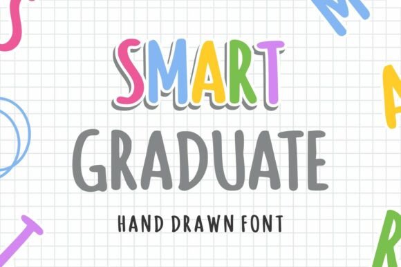 Smart Graduate: A Hand Drawn Font with Vintage Charm
