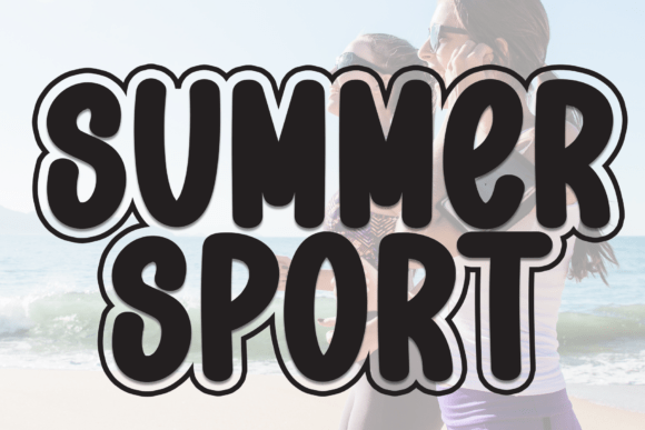 Summer Sport: A Bold Typeface for Energetic Designs