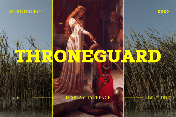 Throneguard: Commanding Attention with Regal Typography